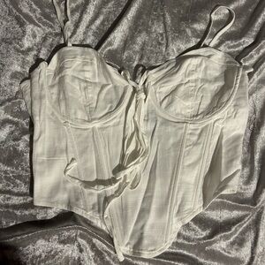 Fashion Nova White Crop Top